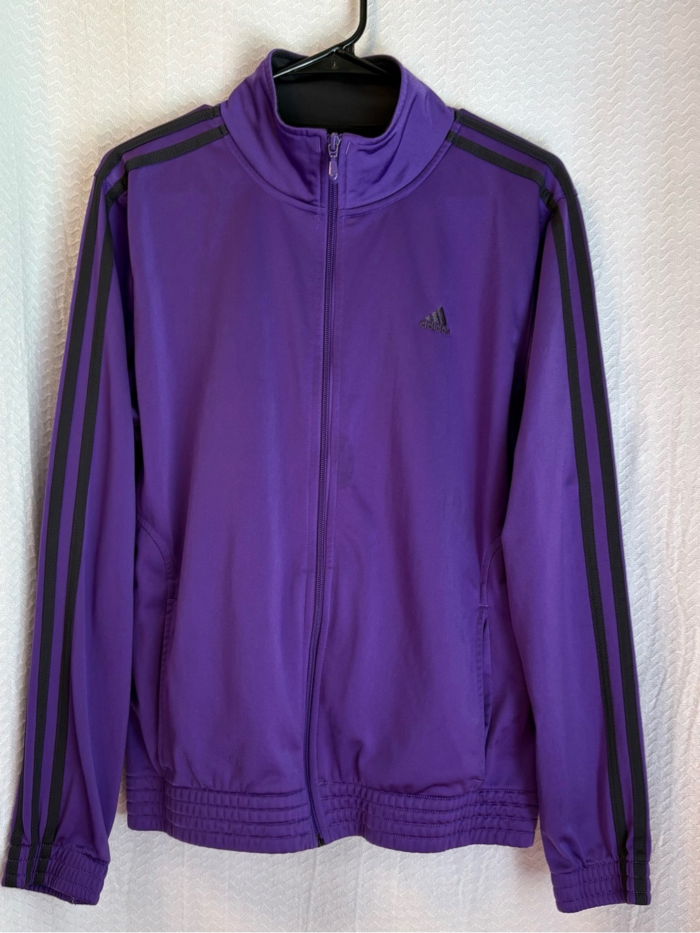 Adidas Royal Purple & Black Performance Track Jacket. Men’s or Women’s Size L